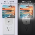 thumbnail image 2 of PhooArto Beach Sunset Plug in LED Night Light Auto Sensor Dusk to Dawn Decorative Night for Bedroom, Bathroom, Kitchen, Hallway, Stairs, Baby's Room, Energy Saving, 2 of 7