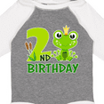 thumbnail image 4 of Inktastic 2nd Birthday Prince Frog Boys Long Sleeve Baby Bodysuit, 4 of 5