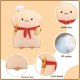 thumbnail image 3 of Toast Bread Pillow Funny Food Plush Toy Pillows Small Cute Stuffed Plush Toast Sofa Pillow (Toast, Brown), 3 of 4