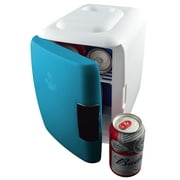 Cooluli Electric 4-Liter Portable Cooler/Warmer Mini Fridge, Blue
