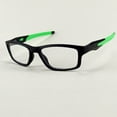 thumbnail image 4 of 3 Pairs Mens Rimmed Sporty Rectangle Reading Glasses +1.5, Womens Blue Light Blocking Plastic Green Sport Spring Hinge Readers 1.50, Fashion Presbyopia glasses +150 strength, 4 of 5