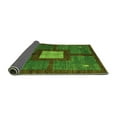 thumbnail image 2 of Ahgly Company Indoor Rectangle Abstract Green Modern Area Rugs, 7' x 9', 2 of 4