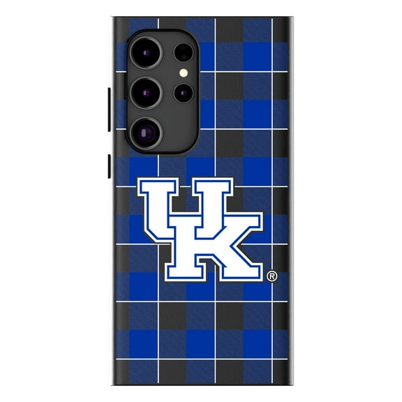 Keyscaper Kentucky Wildcats Plaid Galaxy Magnetic Bump Case