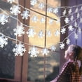 thumbnail image 3 of Snowflake LED String Fairy Light Garland Home Christmas Lights Wedding Decor Christmas Decor for Home Navidad Party Decoration, 3 of 8
