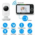 Hello Baby Video Baby Monitor with 5 inch Large Screen, Temperature