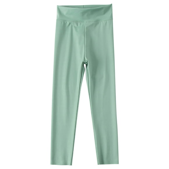 LOVZFMLL Leggings Fille Coupe Ajustée Extensible Longueur Cheville Tenue de Détente Pyjama Confortable Doux Pantalon de Nuit Vêtements Fillette 10-11 Ans
