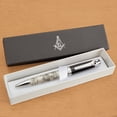 thumbnail image 5 of Collections Etc Laser Cut Design Masonic Pen with Gift Box, 5 of 5