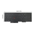 thumbnail image 2 of Langgg Black Notebook Mute Keyboards Sensitive Caps Input Equipment Computer Dust Home Office Replacement for Lenovo ThinkPad T15, 2 of 6