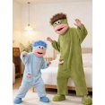 thumbnail image 4 of Kintue Monster Onesie Adult, Goofy Big Mouth Pajamas with 3D Hood, Ultra Soft Plush Halloween Pajamas for Couples Family Matching Sets, 4 of 8