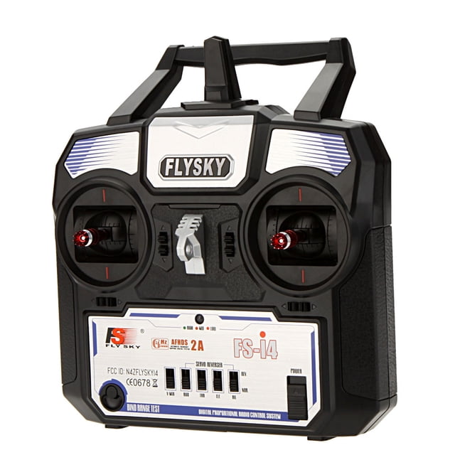 Flysky FS-i4 AFHDS 2A 2.4GHz 4CH Radio sistema transmisor para helicóptero RC planeador con receptor Tomshoo Control remoto