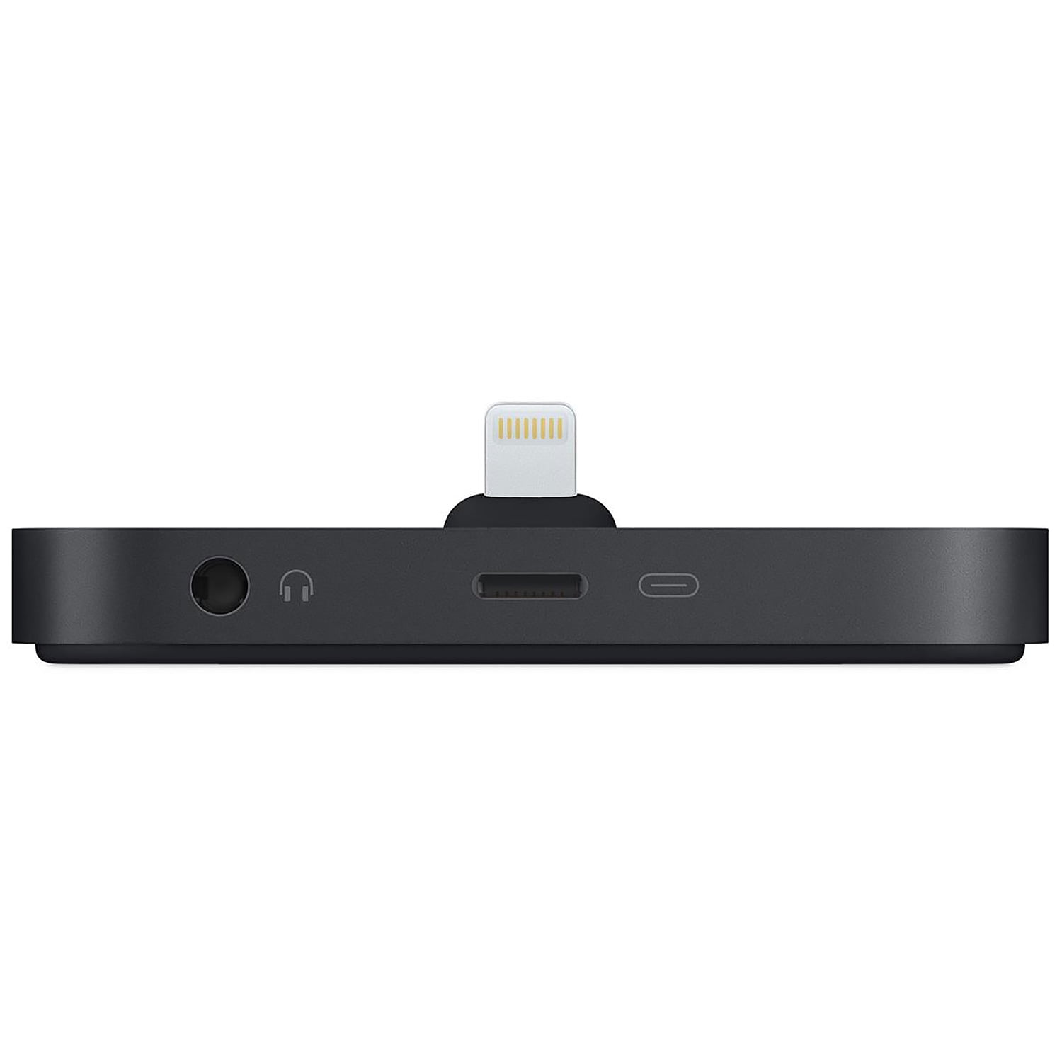 Restored Apple iPhone Lightning Dock - Black - with 3.5mm Audio