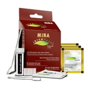 Mina Ibrow Henna for Professional Tinting Kit Covers Gray Hairs Burgundy