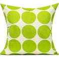 thumbnail image 4 of Spring Outdoor Green Decorative Throw Pillow Covers Cases Cushion Home Decor Fall Accent Square 16 x 16 Set of 4 for Patio Couch Sofa,Lime Green Geometric, 4 of 5