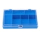 thumbnail image 5 of Colorido Transparente Señuelo de Pesca Cebo Gancho Caja Accesorios Contenedor Almacenamiento Caja 6 Rejillas , Azul Macarena Cajas transparentes de aparejos de pesca, 5 of 8