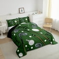 thumbnail image 3 of Castle Fairy Golf Gaming 2pcs Bedding Comforter Set,Sport Theme Twin Comforter Sets,Ball Game Breathable Bedding Set,Microfiber Boys Bedroom Decor,Reversible, 3 of 8