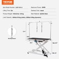 thumbnail image 5 of VEVOR 50" Electric Pet Grooming Table with Heavy-Duty Arm, Height-Adjustable Dog Grooming Station, 5 of 12