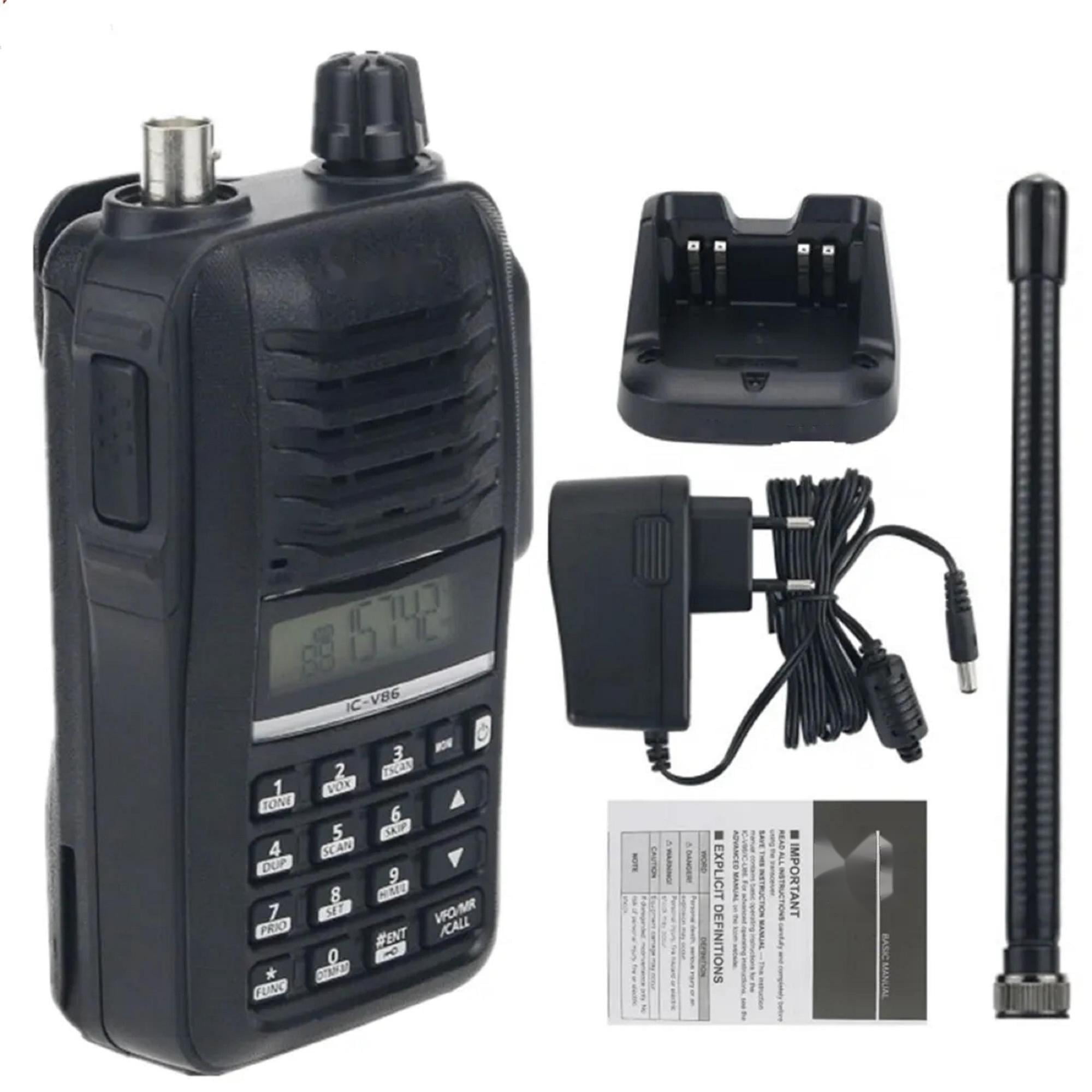 ICOM IC-V86 VHF 136-174MHz 7W Walkie Talkie Handheld Transceiver Portable Marine Radio