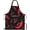 Multi-009, variant on Red Love Heart Bib Apron Adjustable Neck Strap Abstract Modern Light Heart Like Romantic Pattern Polyester Work Apron Crafting BBQ Drawing Chef Waitress 27" X 31"