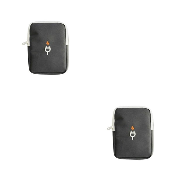 Ounissouiy Cable de carga para teléfono móvil Misceláneas Bolsa de almacenamiento Organizador Bolsa con cremallera Type2 NO2 Ounissouiy CBP008646