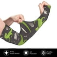 thumbnail image 3 of Daiia Dinosaur Skeleton UV Sun Protection Arm Sleeves - Cooling Compression Arm Sleeve - Sports & UV Arm Sleeves for Men & Women, 3 of 8