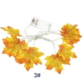 thumbnail image 1 of Guirnalda de Hojas de arce iluminada para otoño, 3 metros, 20LED, decoración de Acción de Gracias, 1 of 3