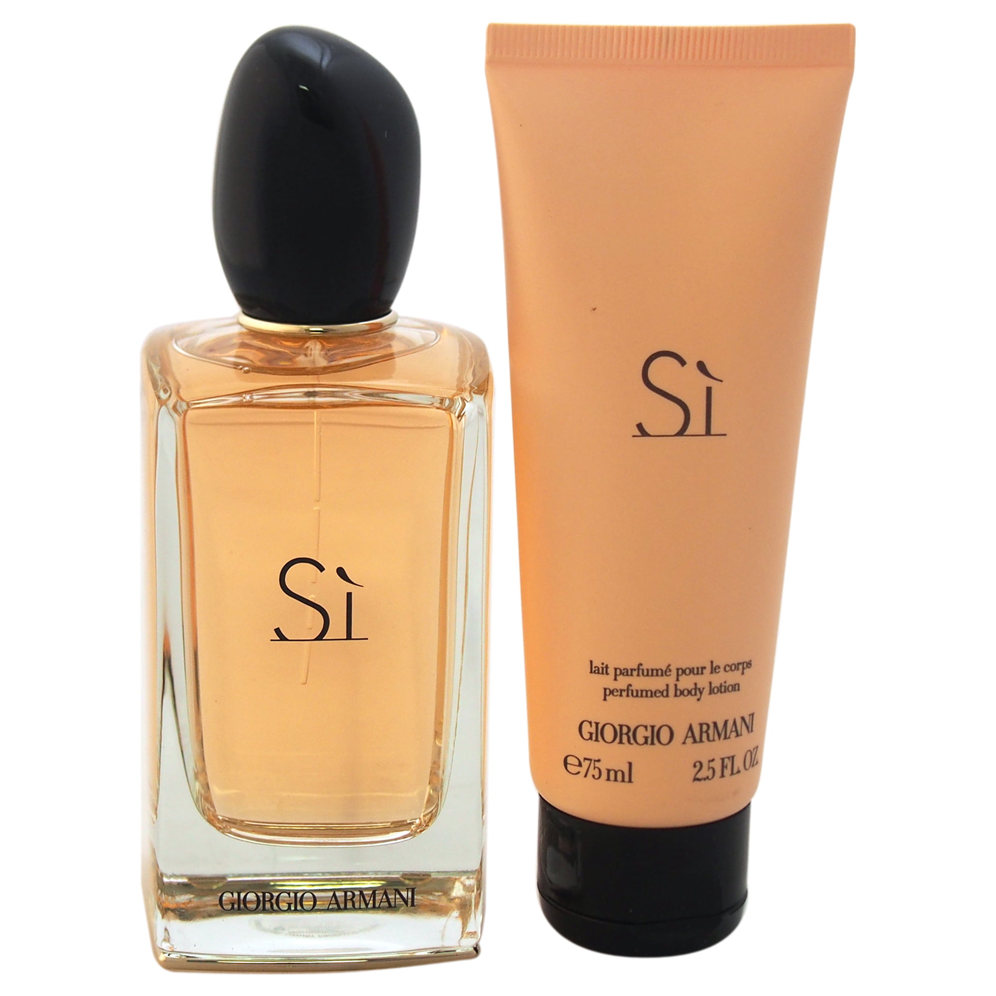 gnier flaskehals Natur Giorgio Armani Sì Perfume Gift Set for Women, 2 Pieces - Walmart.com