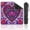 Color 1, variant on Mahjong Mat 31.5" x 31.5" Floral Mandala Bright Pink Blue Yellow Elements Non-Slip Noise Reduction American Mahjong Tiles Table Cover for Dominoes Poker Card Board Games Gift