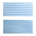 thumbnail image 2 of Harpily Popsicles Molds 3D Silicone Cake Fondant Mould Baking Sugarcraft Decorating Tools Stencil Reusable 2Pcs/Set Tree Brick Dessert Fondant Stencil Multi Function Practical For Wedding, 2 of 4