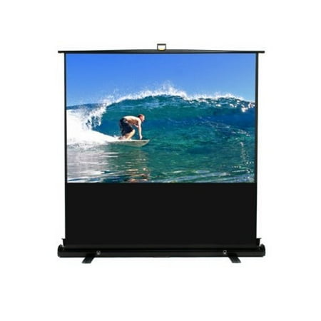 screen pull projection screens elite portable inch floor series