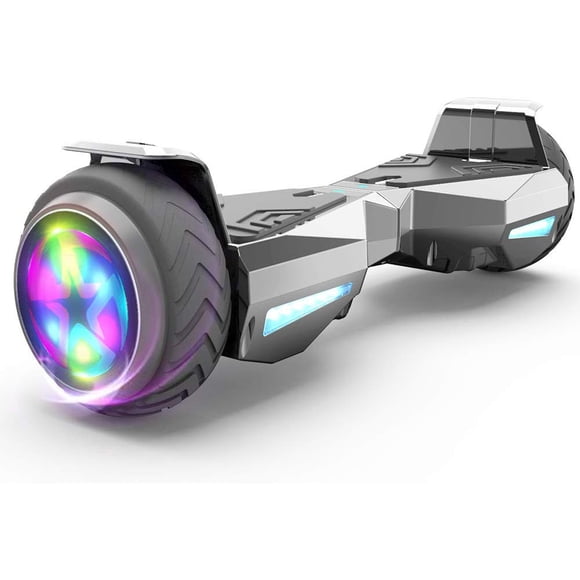 Refurbished HOVERSTAR Bluetooth Hoverboard Chrome Color Flash Wheel with LED Light