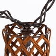 thumbnail image 4 of 6 Foot Decorative Rattan Cylinder Patio String Light, 4 of 5