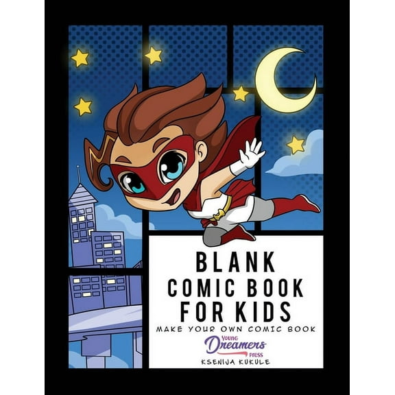 Blank Story Books Blank Comic Book for Kids: Super Hero Notebook, Make Your Own Comic Book, Draw Your Own Comics, Book 3, (Paperback)