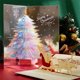 thumbnail image 3 of Tarjeta emergente 3D de árbol de Navidad, sobre de Navidad, tarjetas de felicitación hechas a mano, carta grabable, regalo de felicitación de Año Nuevo, suministros para el hogar, 3 of 4