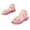 Red, variant on Girls Crystal Jelly Sandals Hollow Out Open Toe Flat Casual Summer Shoes with Adjustable Strap for Beach Pool, Size 24-35