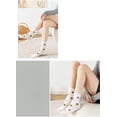 thumbnail image 4 of 5 Pairs Cute Floral Bear Frilly Socks Y2K Fairycore Flower Crew Cotton Socks Downtown Girl Aesthetic Ankle Dress Socks, 4 of 5