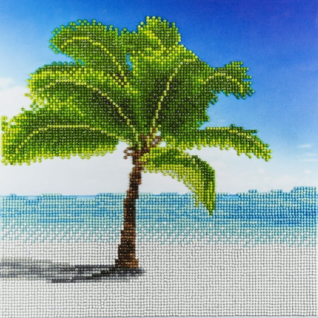 Leisure Arts Inc Diamond Art 12" x 12" Intermediate Paradise Kit, 1 Each