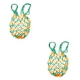 thumbnail image 3 of Advancent Bolsa de malla para pelota de baloncesto, soporte para bolsa de red de almacenamiento de malla, verde y amarillo Verde amarillo 2piezas, 3 of 6