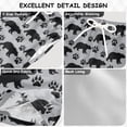 thumbnail image 2 of FORMRS Boys Swim Trunks Quick Dry Mesh Lining Beach Boardshorts, Sizes XS-XL, Gray Bear Paws Pattern, 2 of 7