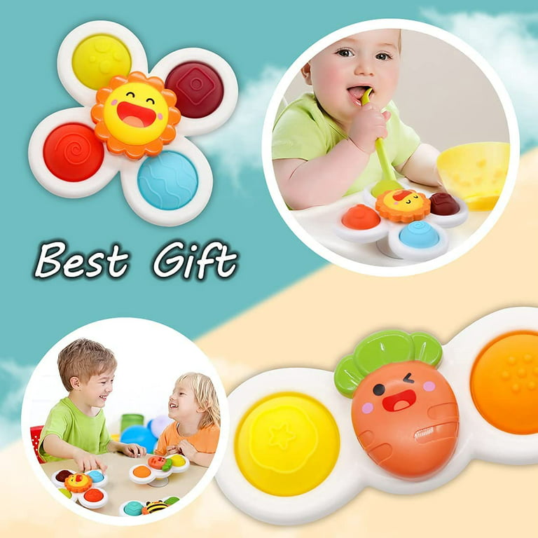 Suction Cup Spinner Toys, Strong Suction Cup Bath Toys for Toddlers 1-3,  3PCS Colorful Sensory Toys for Toddlers 1-3, First Birthday Baby Gifts for  1 2 3 Year Old Boys/Girls - Yahoo Shopping