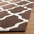 thumbnail image 4 of SAFAVIEH Cambridge Liam Geometric Wool Area Rug, Dark Brown/Ivory, 2'6" x 4', 4 of 9