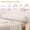Beige, variant on Fluffy Full Body Pillow Teddy Fleece Soft Bed Pillow with Removable Cover for Adult Side Sleeper