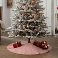 thumbnail image 6 of Kll Rose Gold Pink Glitter Christmas Tree Skirt 30",Party Decorations Farmhouse For Christmas Decorations Holiday Party, 6 of 8