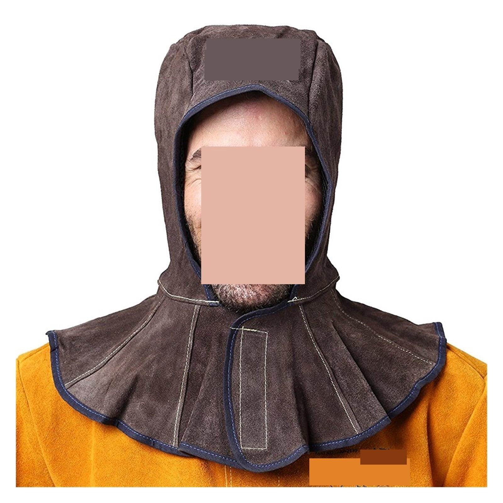 Professional Welding Hood Leather Weld Cap Spark Flame Retardant For Welder Helmet,Face Mask Shawl ,Great Choice