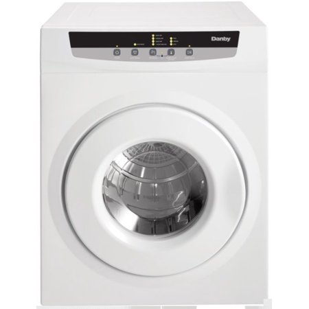 Danby DDY060DB White 24" Wide 4.32 Cu. Ft. Capacity Electric Dryer