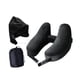 thumbnail image 2 of Almohada cervical de viaje para coche, avión, uso al aire libre, almohada ergonómica para la siesta en la oficina. Sudadera negra con capucha, 2 of 9