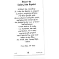 thumbnail image 2 of Prayer to St. John Baptist holy card - laminated - Pack of 25, 2 of 2
