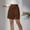 Brown, variant on Loopsun Womens Skirts, Skirts for Women, Fashion Women Button Zipper High Waist Tight Solid Fold Retro Short Skirt Women Pleated Brown