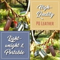 thumbnail image 4 of Agiferg Camping Leather Hanging Rope Outdoor Hanging Clothesline Picnics Shelf Hanging, 4 of 9