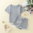 thumbnail image 5 of Girl Clothes Sets for Girls Baby Girls Kids Toddler Sports T Shirt Tops+ Shorts 2PCS Outfits Tracksuit Set, 5 of 5