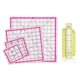 thumbnail image 1 of 6 Pieces Acrylic Quilting Rulers Square Fabric Cutting Ruler, 1 of 5